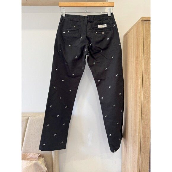 A Bathing Ape Mens XXS Black Embroidered Straight Bapesta Work Japan Myro Star - Picture 2 of 12